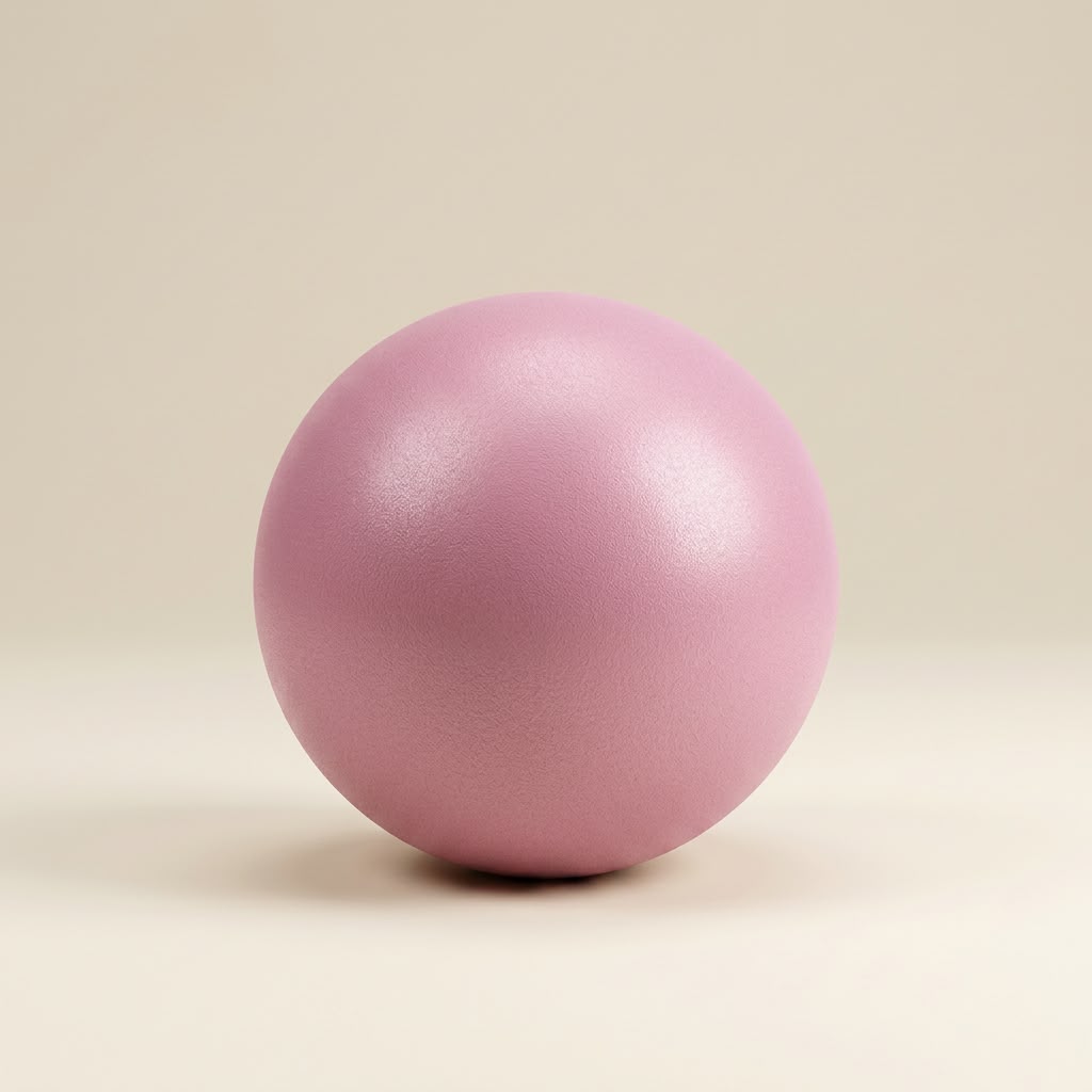 Pilates exercise ball